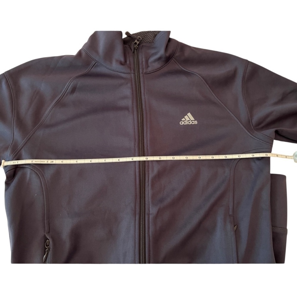 Adidas Women’s Active 360 Gray Jacket with Red Stripes, size L - Picture 13 of 16